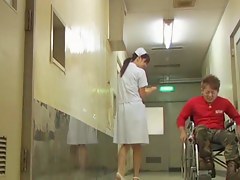 Man from the wheelchair suddenly stands up and does sharking