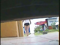 A stimulating video of an alluring chick pissing